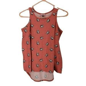 Dream Girl cold shoulder long sleeve Panda‎ 10/12 shirt